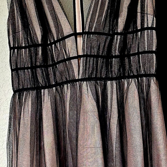 ZAC POSEN Ruth Sleeveless Plunging dress | gown - Picture 8 of 10